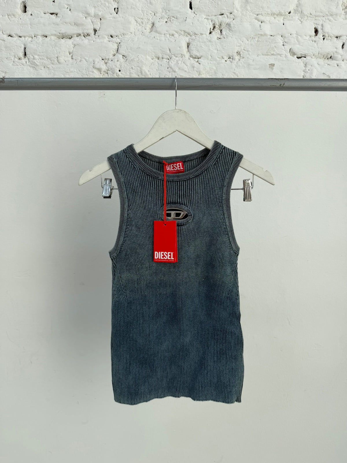 Diesel Knitwear Blue Top