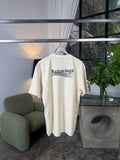 Balenciaga Political Campaign T-shirt Cream