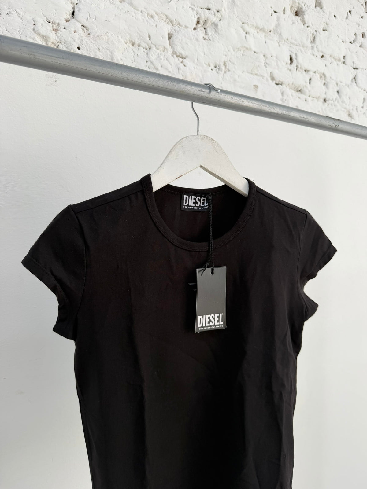 Diesel T-Angie Out T-Shirt Black