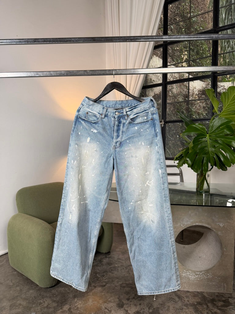 Acne Studios FW23 paint splatter jeans