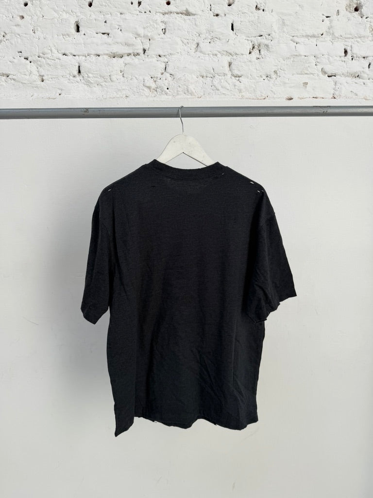 Acne Studios Gray Relaxed Fit Logo T-shirt