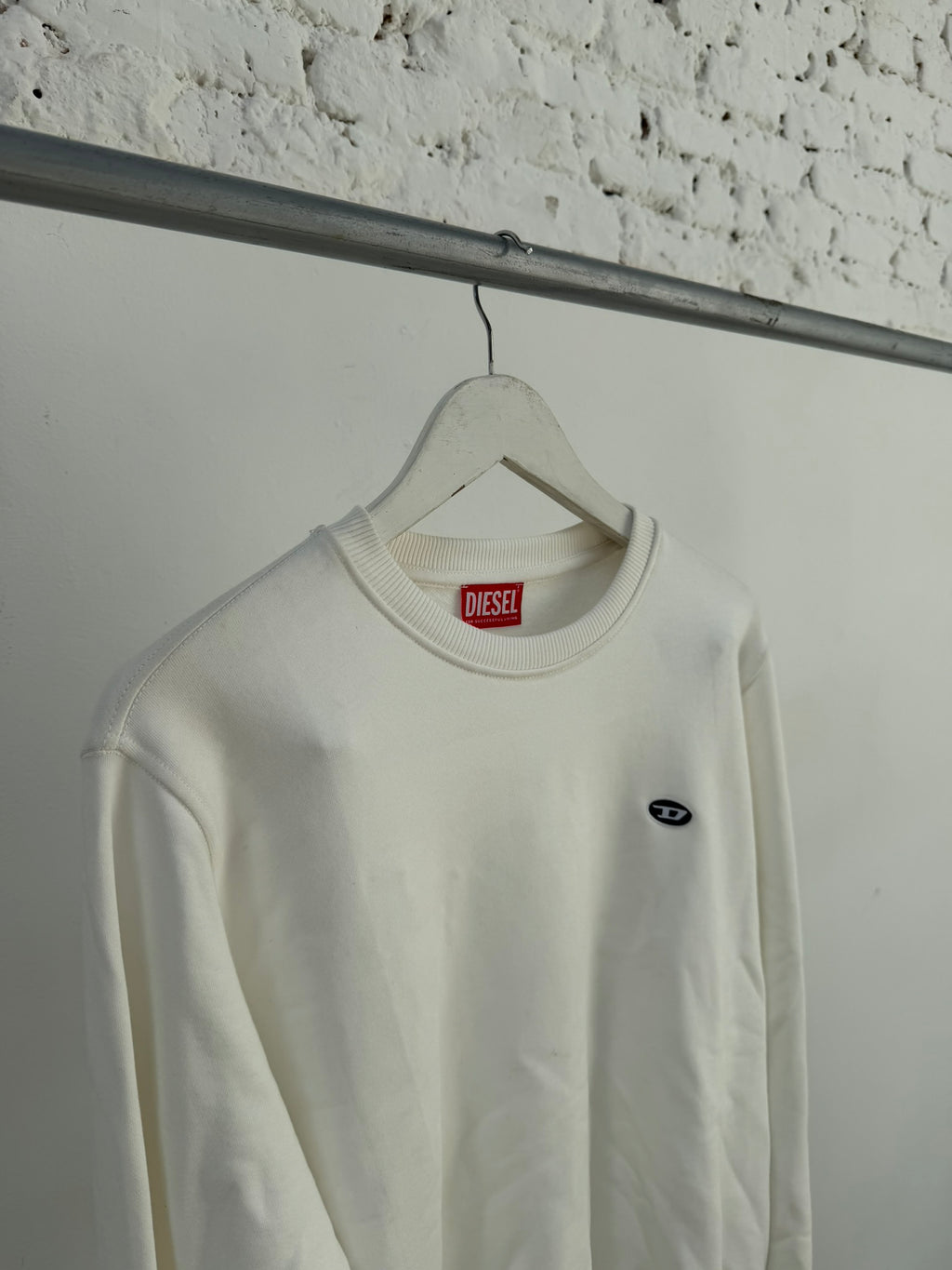Diesel Crop Boxy Sweatshirt