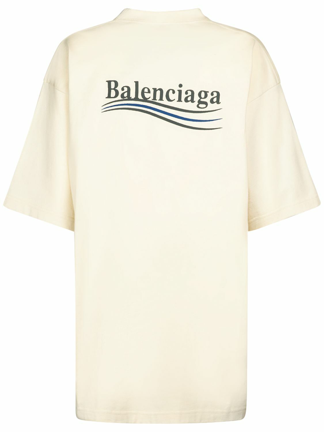 Balenciaga Political Campaign T-shirt Cream