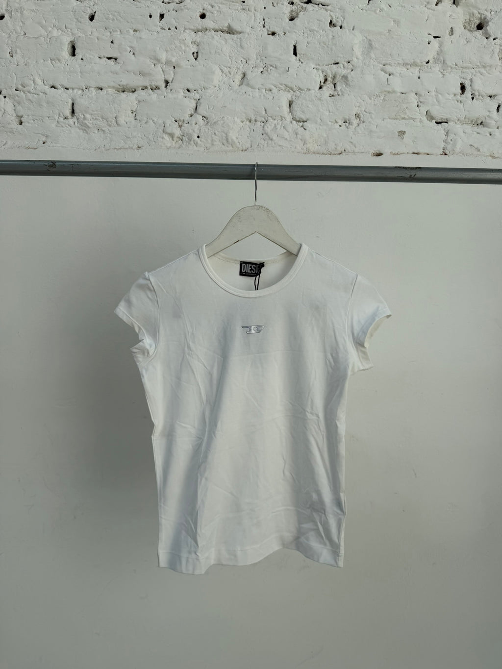 Diesel T-Angie Out T-Shirt White