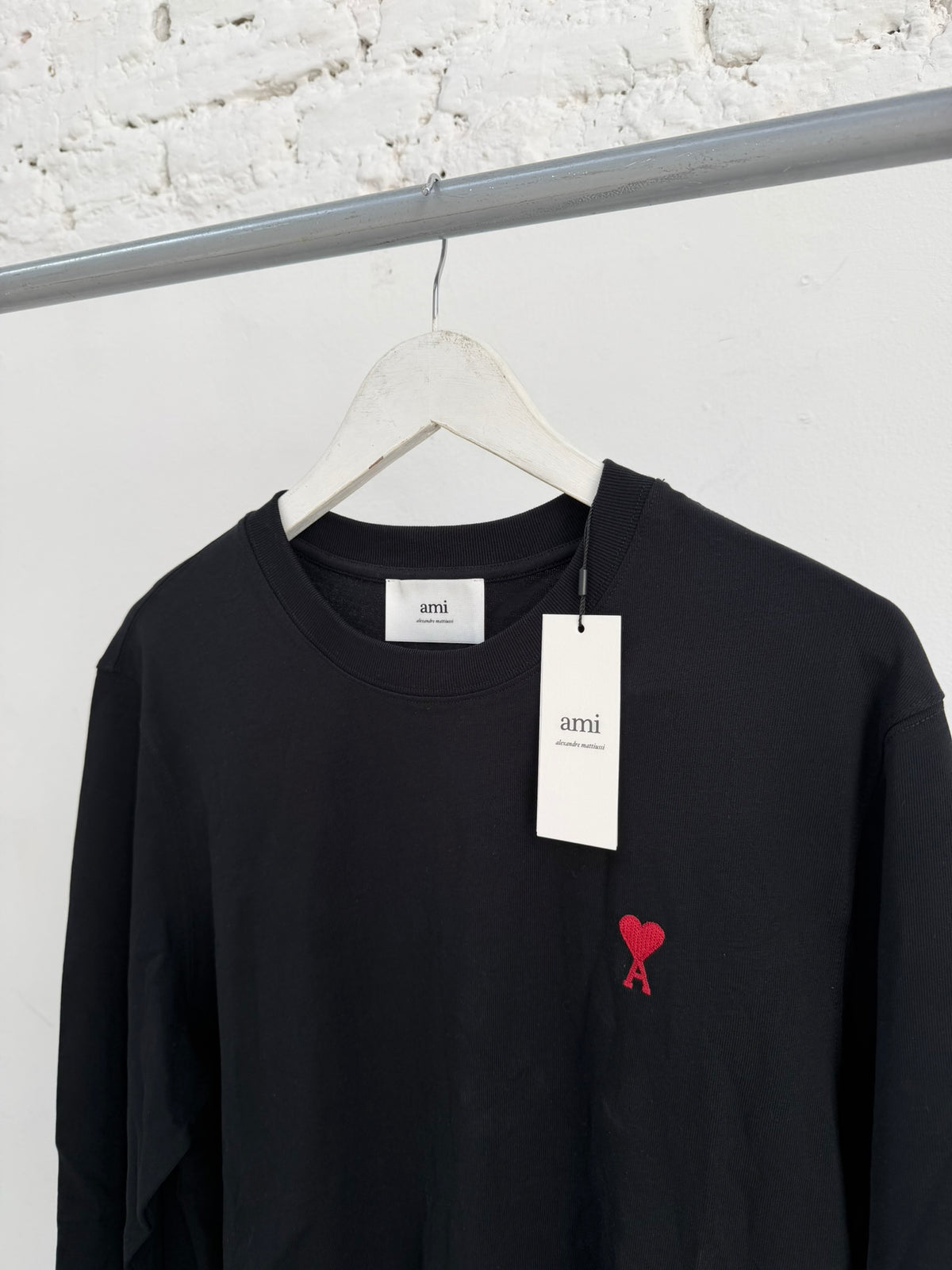 Ami Paris Long Sleeve T-Shirt Paris