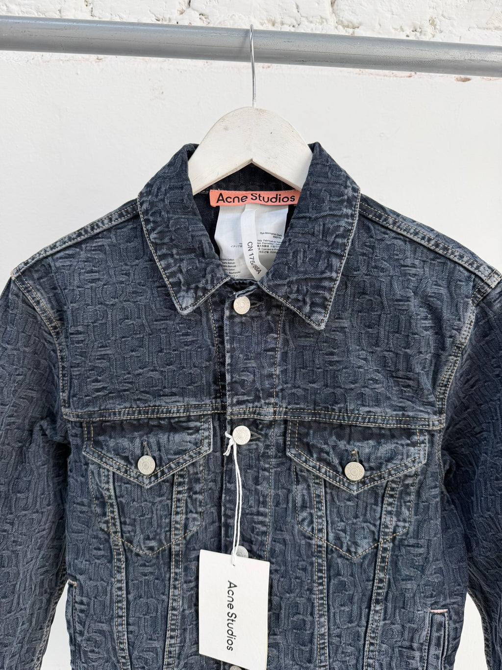Acne Studios Denim Jacket Dark Blue/Black
