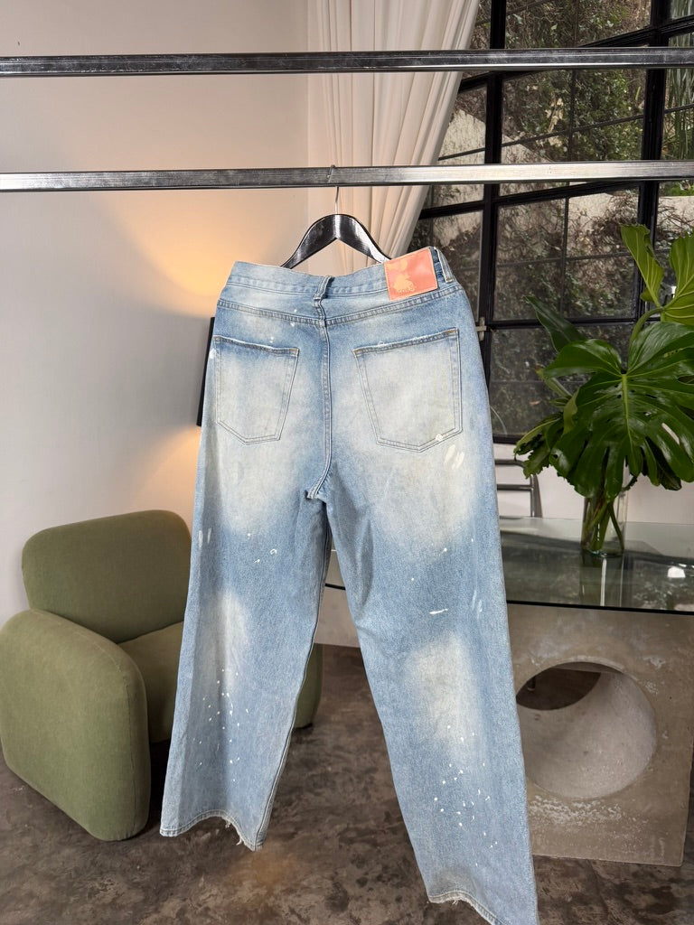 Acne Studios FW23 paint splatter jeans