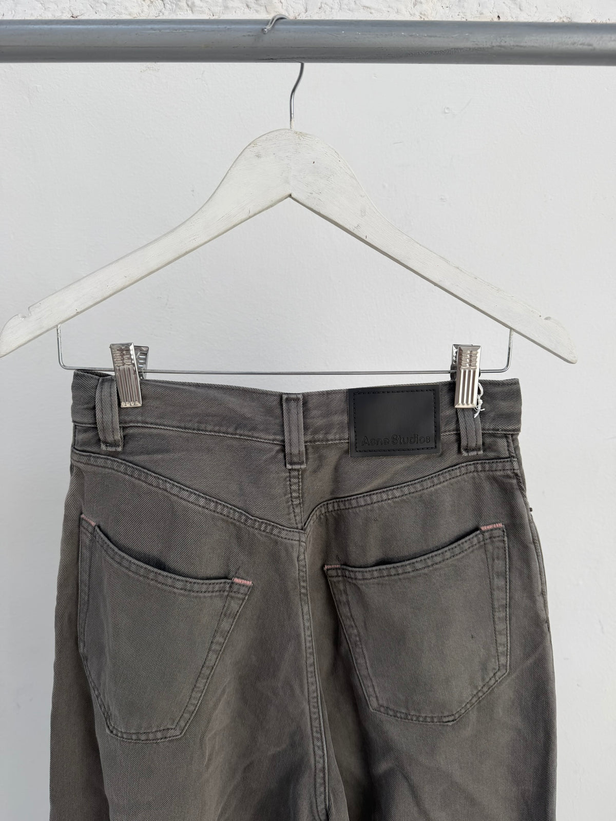 Acne Studios 2023F FN Grey Denim