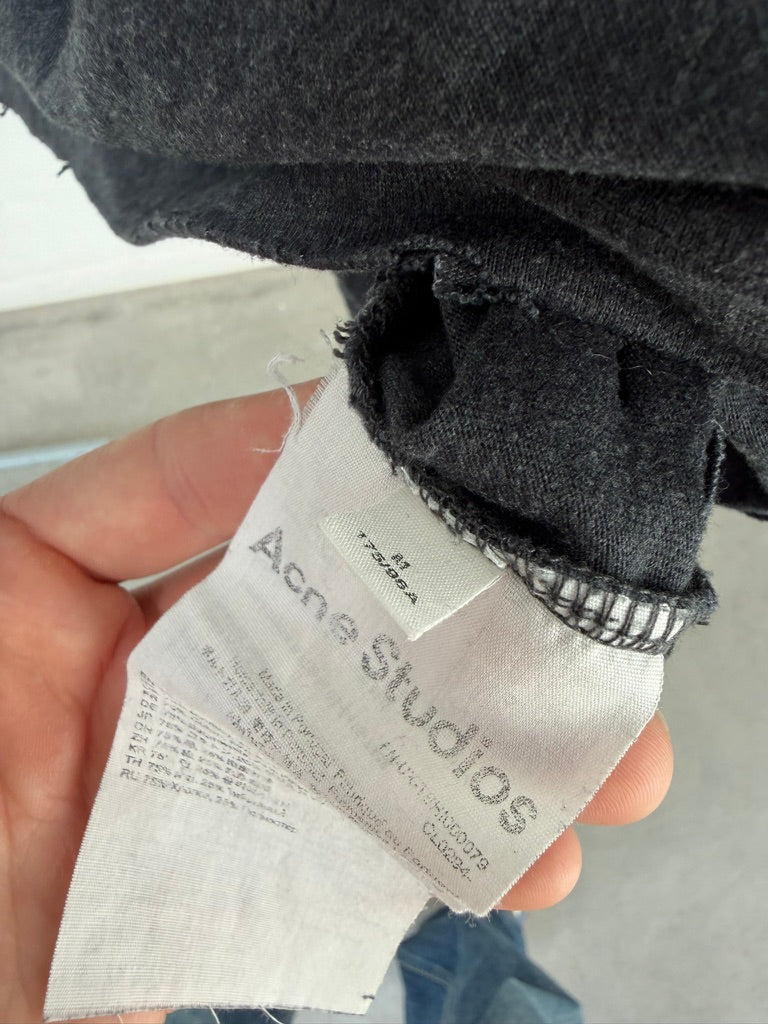 Acne Studios Gray Relaxed Fit Logo T-shirt
