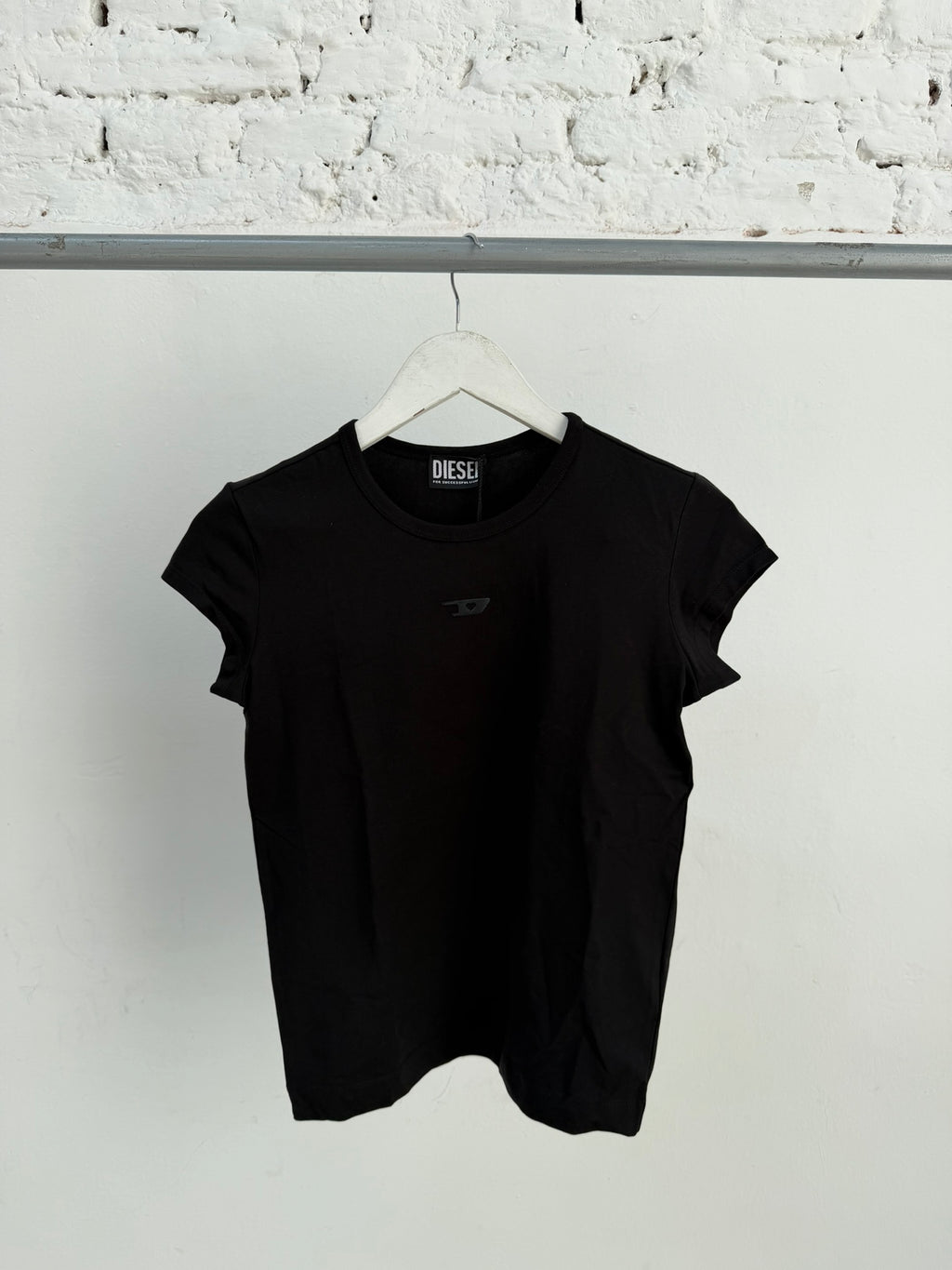 Diesel T-Angie Out T-Shirt Black