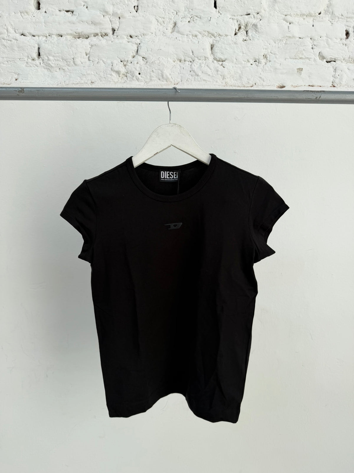 Diesel T-Angie Out T-Shirt Black