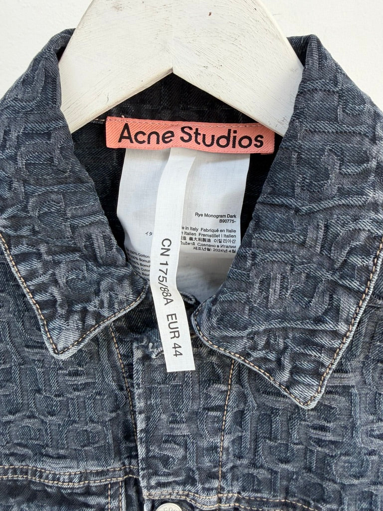 Acne Studios Denim Jacket Dark Blue/Black