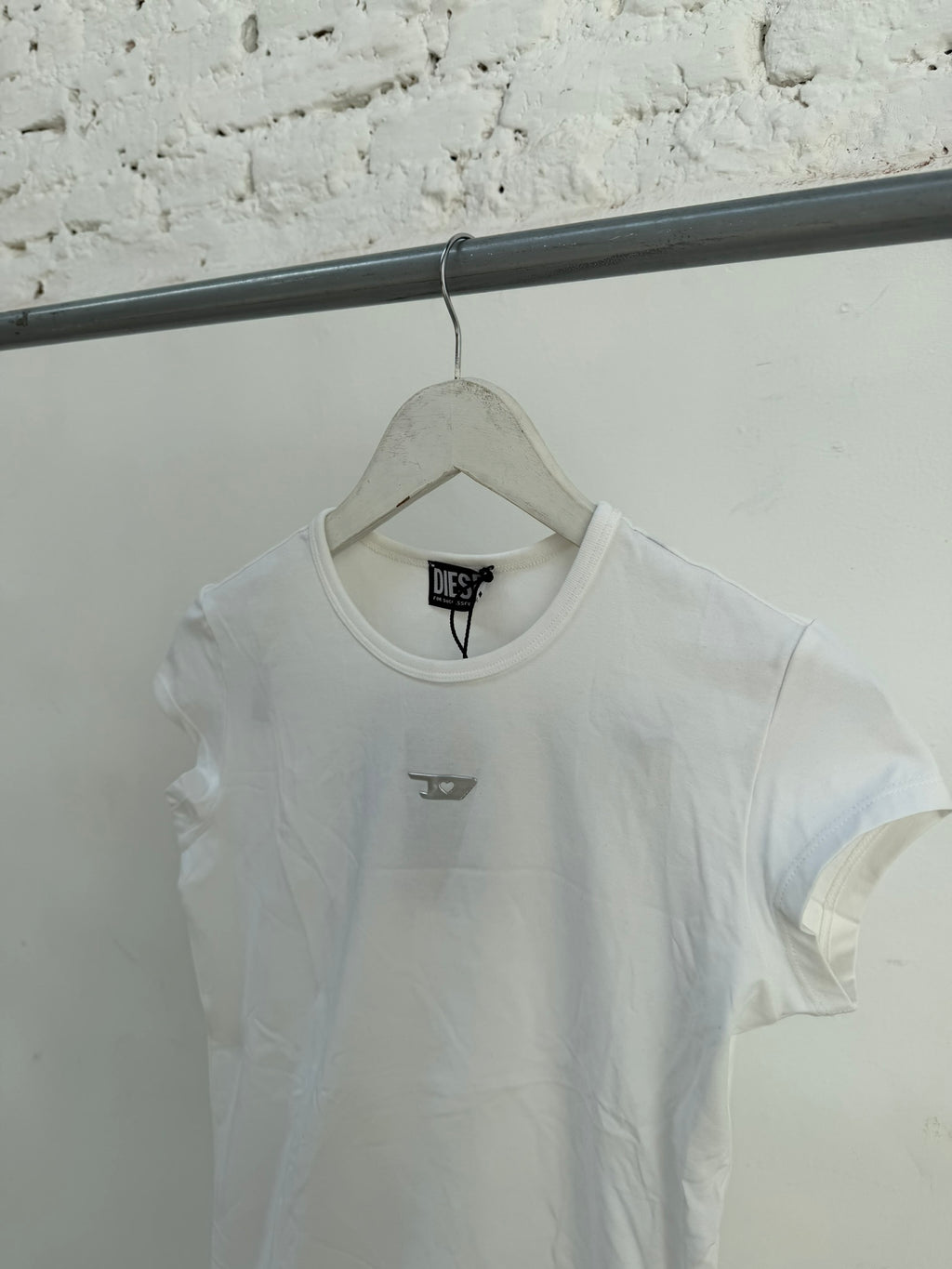 Diesel T-Angie Out T-Shirt White