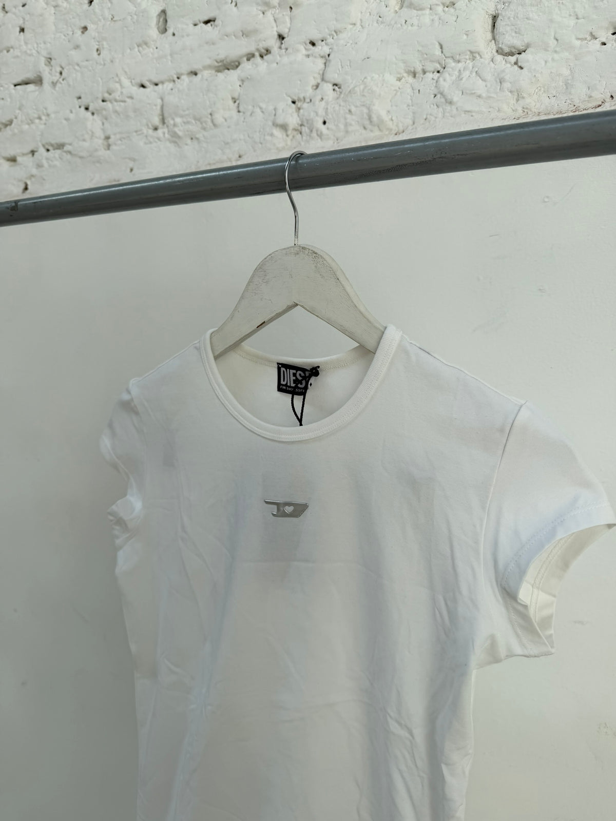 Diesel T-Angie Out T-Shirt White
