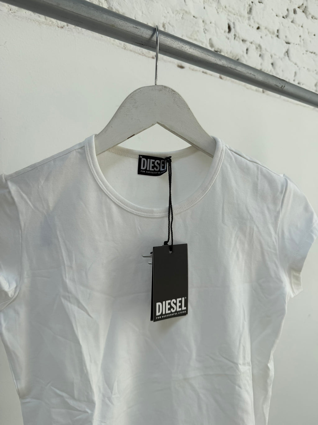 Diesel T-Angie Out T-Shirt White