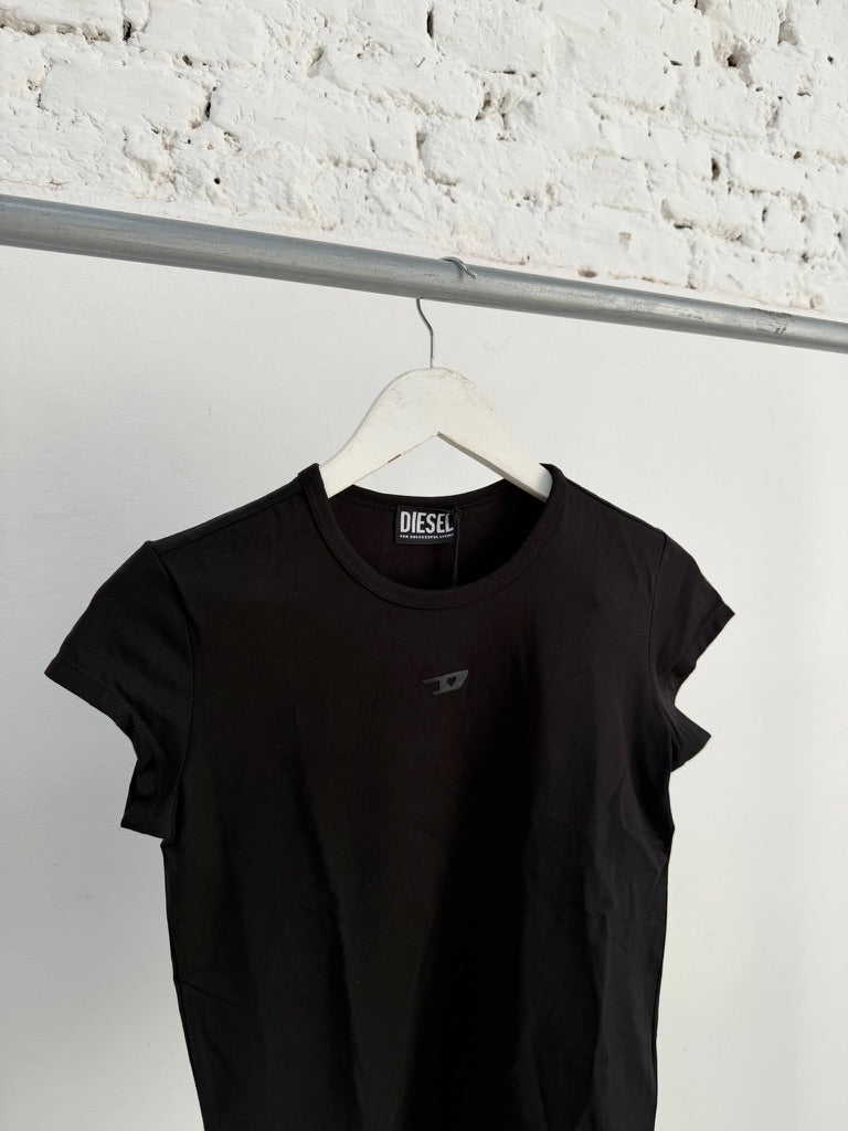 Diesel T-Angie Out T-Shirt Black