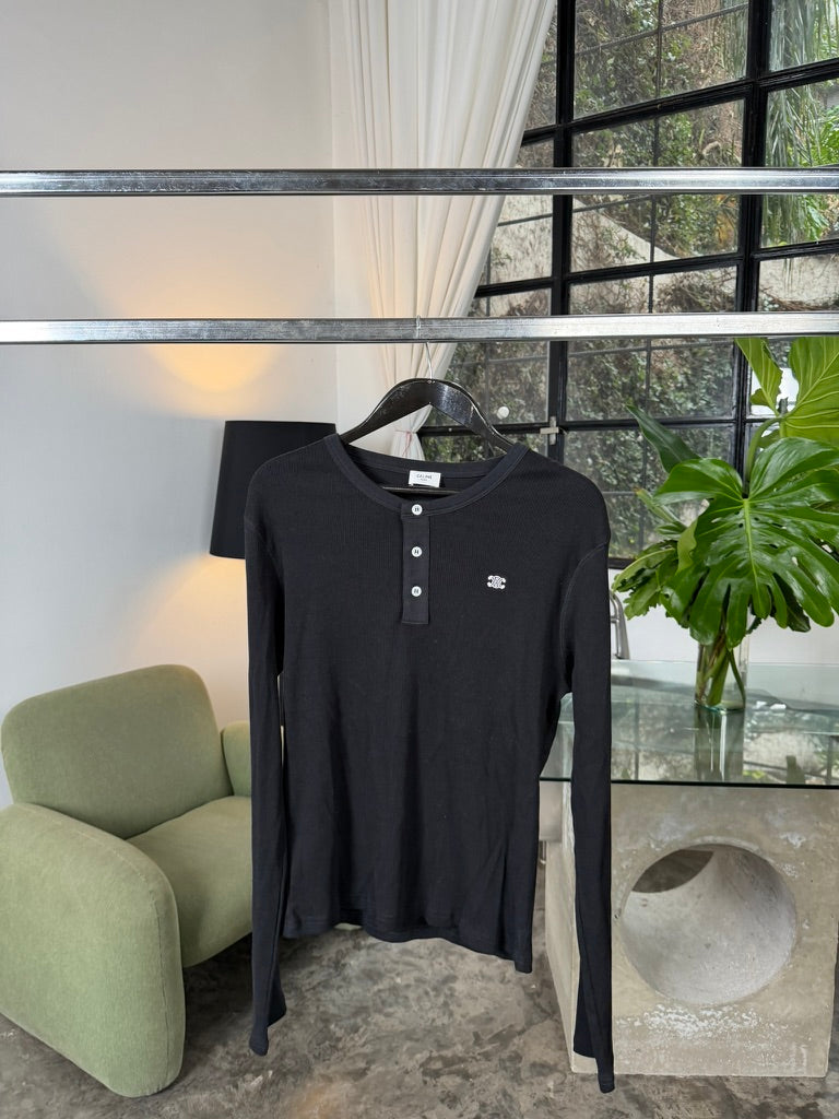 Celine Long Sleeve Henley