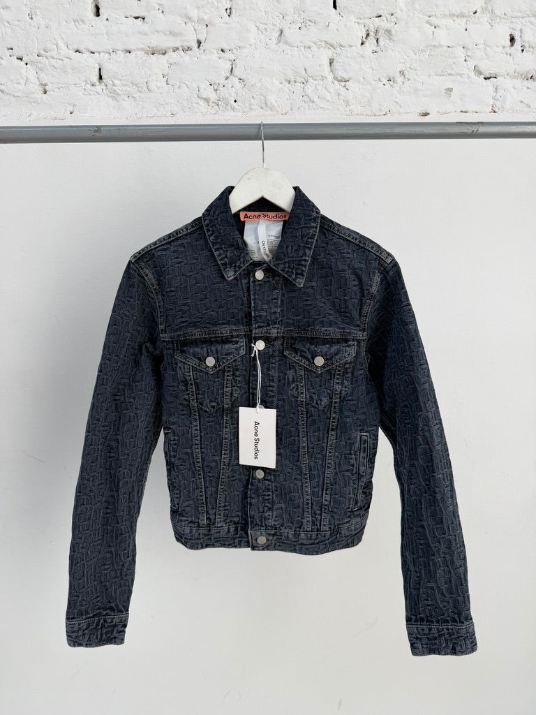 Acne Studios Denim Jacket Dark Blue/Black