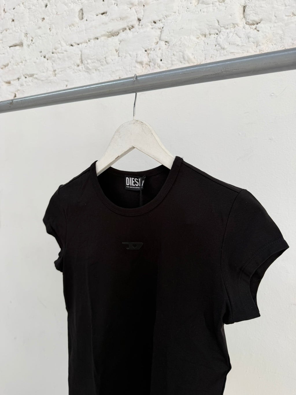 Diesel T-Angie Out T-Shirt Black
