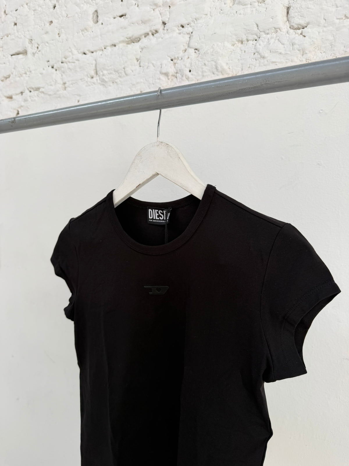 Diesel T-Angie Out T-Shirt Black