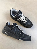 LV Monogram Denim Black Trainer