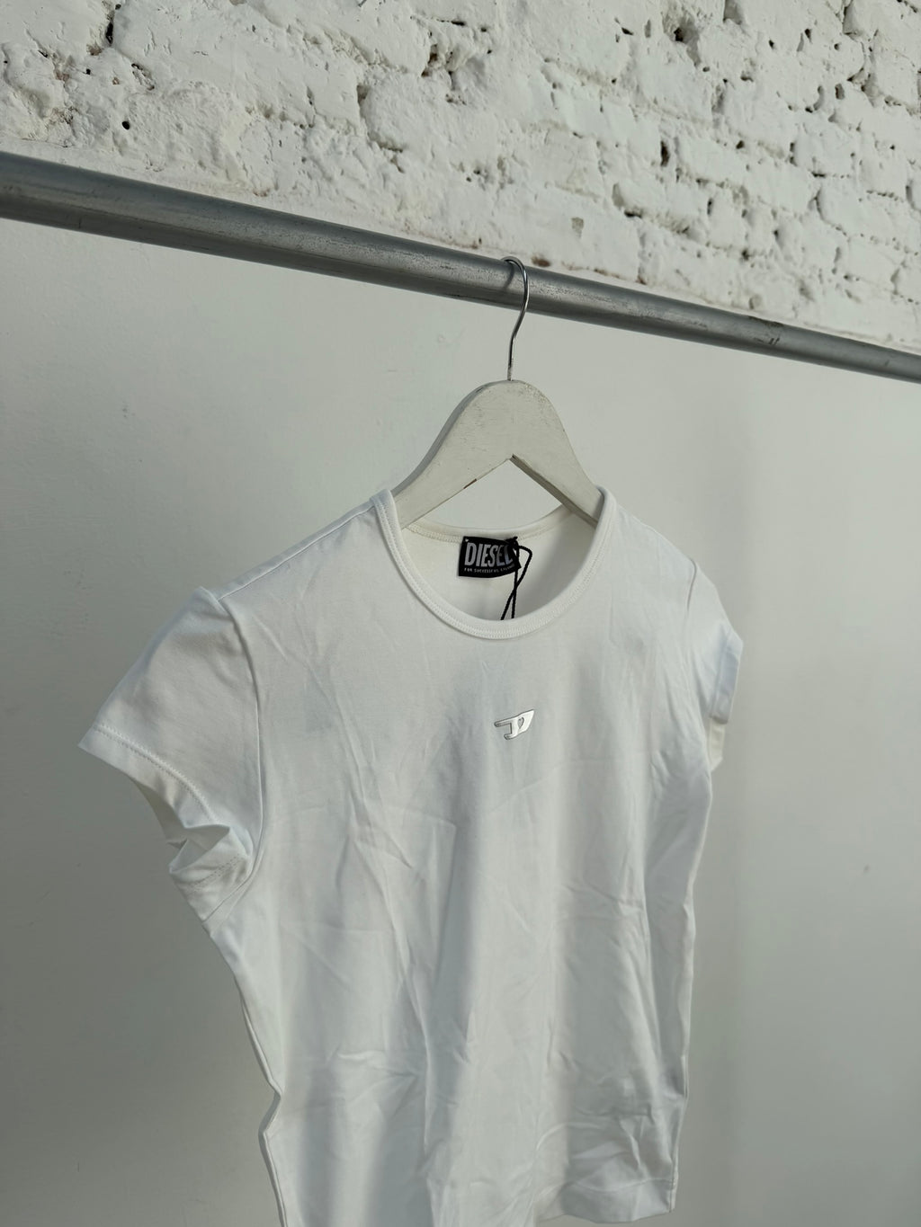 Diesel T-Angie Out T-Shirt White