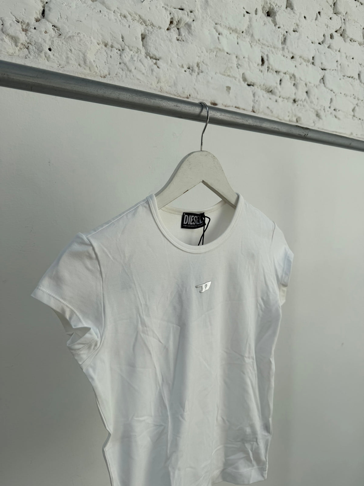 Diesel T-Angie Out T-Shirt White
