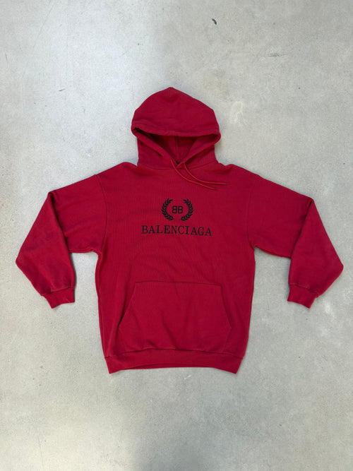 Balenciaga BB Red Hoodie - imagen 1