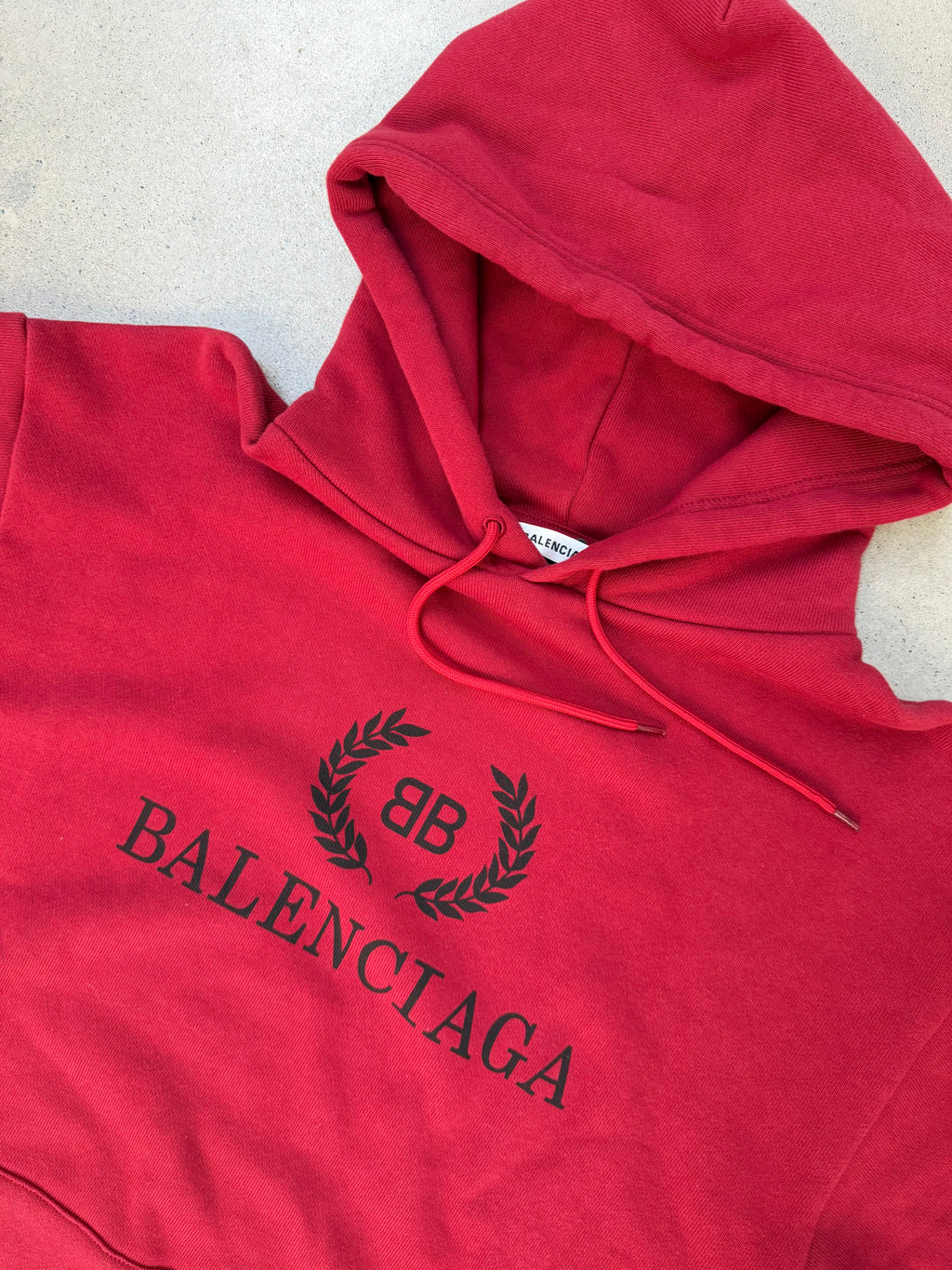 Balenciaga BB Red Hoodie - imagen 3