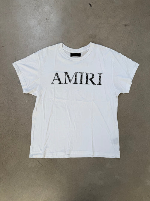 Amiri Bandana Logo T-Shirt White - imagen 1