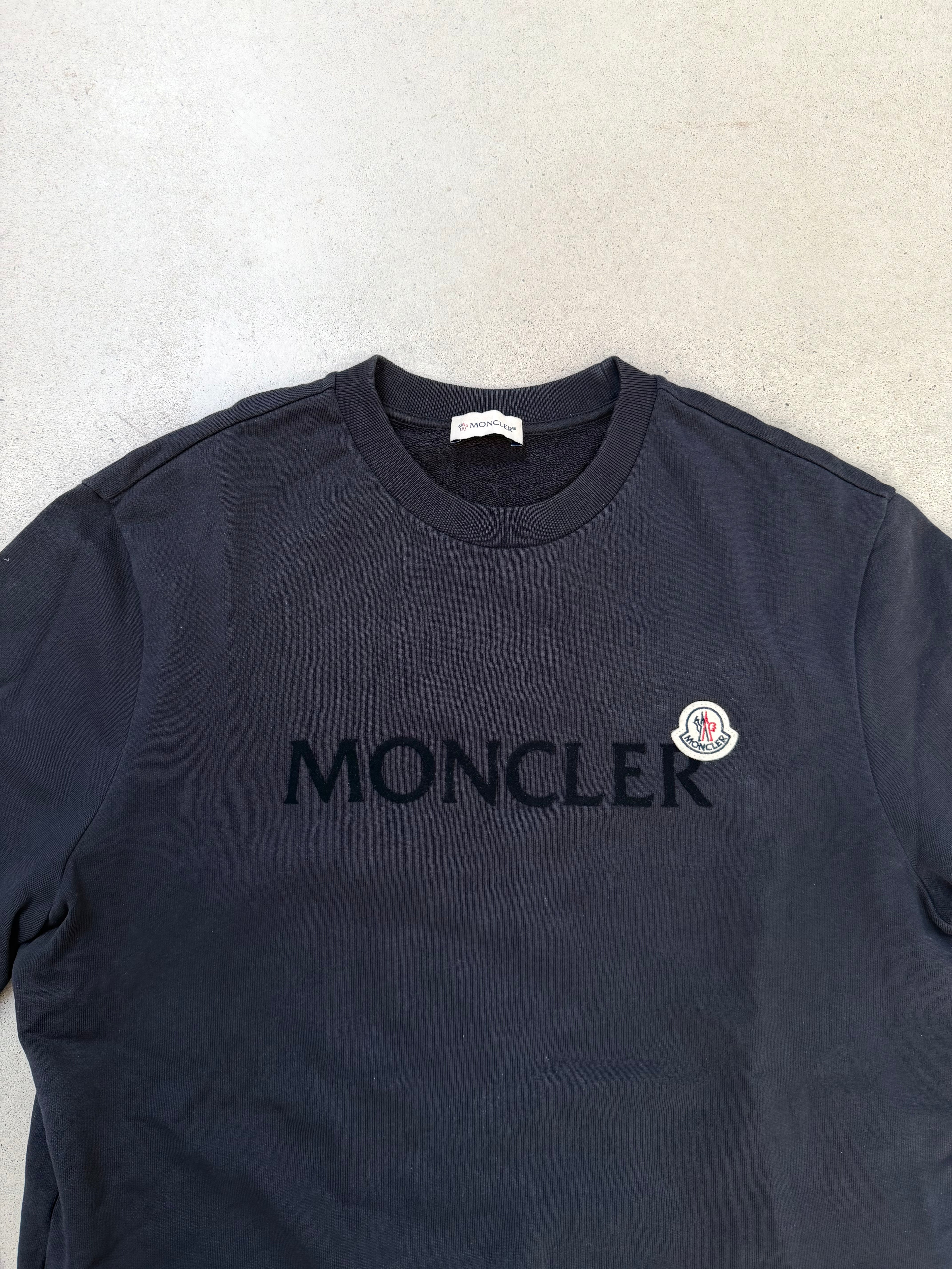 Moncler Navy Sweatshirt Logo - imagen 3