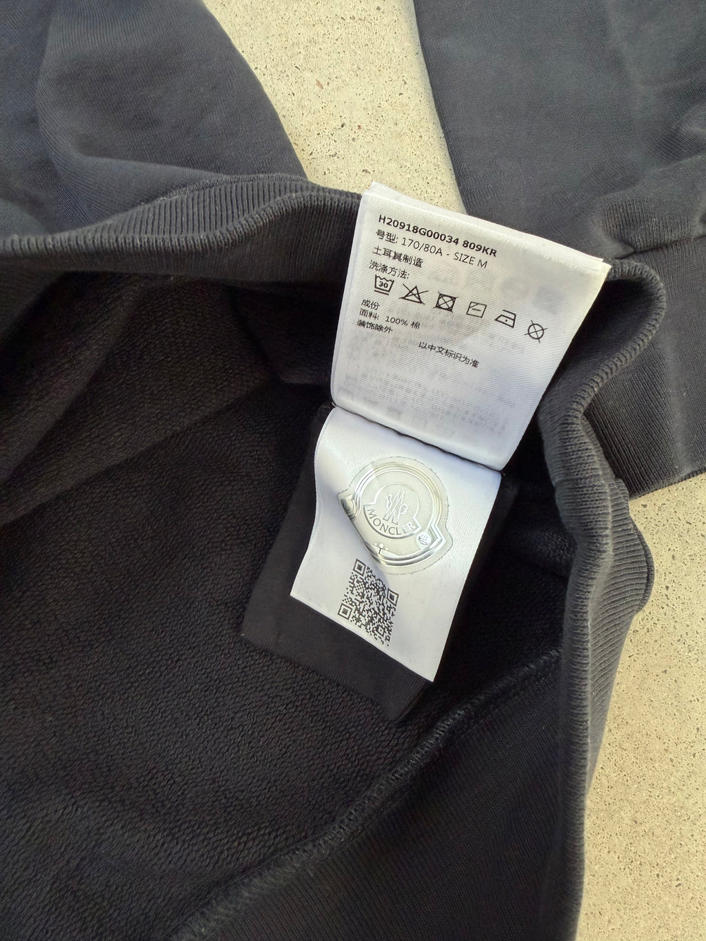 Moncler Navy Sweatshirt Logo - imagen 4