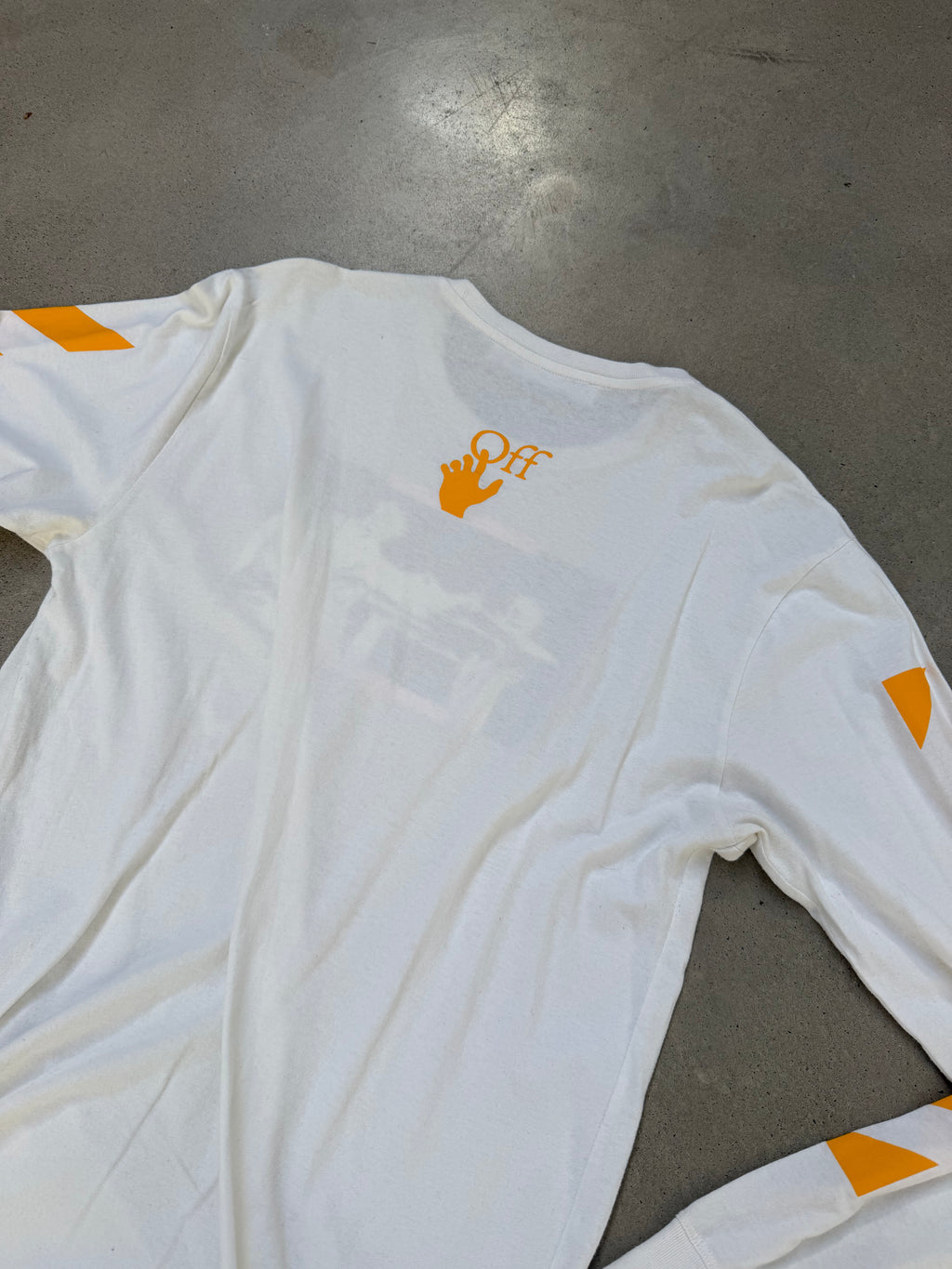 Off-White Long-sleeve Yellow T-shirt - imagen 3