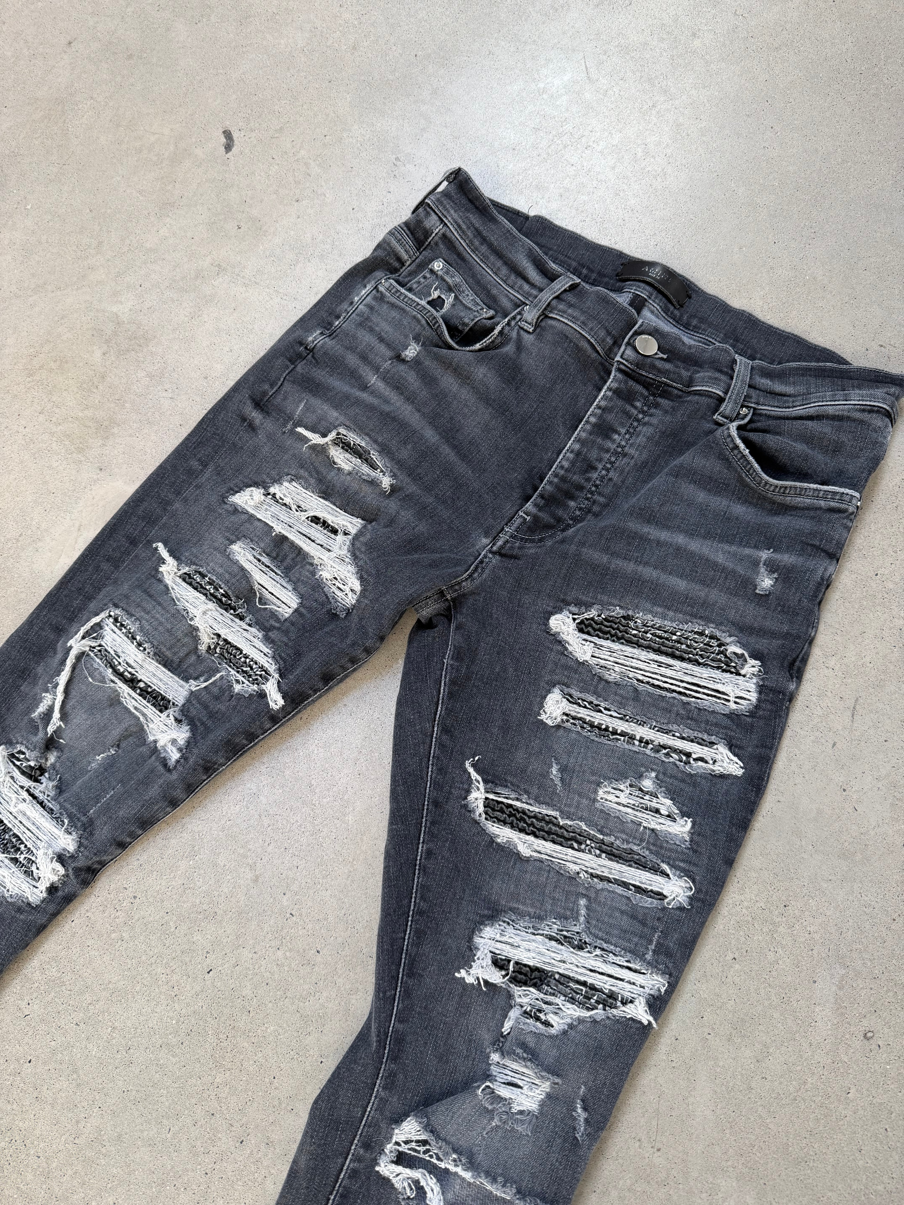 Amiri Bandana Thrasher Denim Jeans - imagen 5