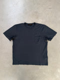 LV black short-sleeve pocket T-shirt - imagen 1