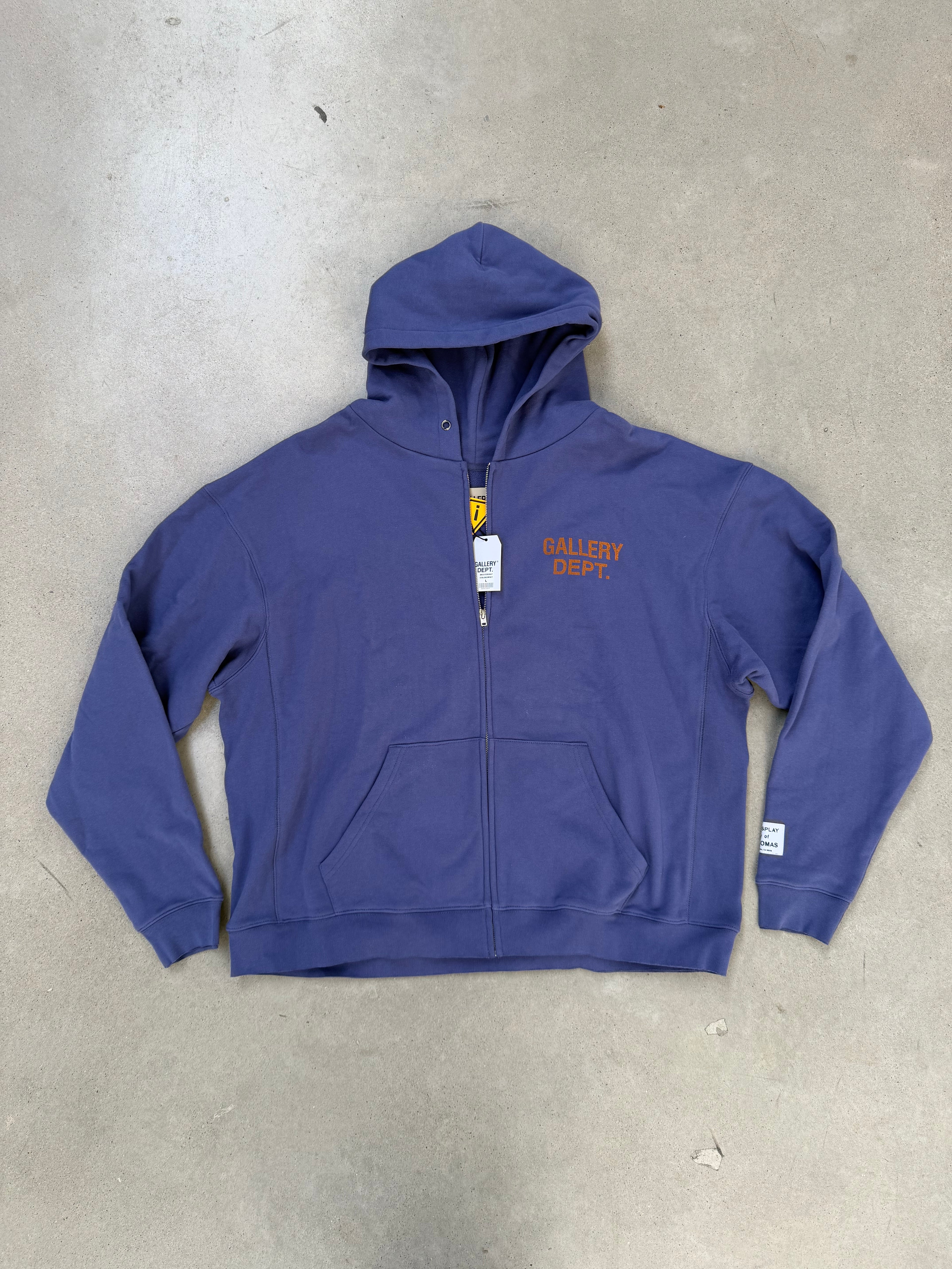 Gallery Dept 90s zip-up Hoodie - imagen 1