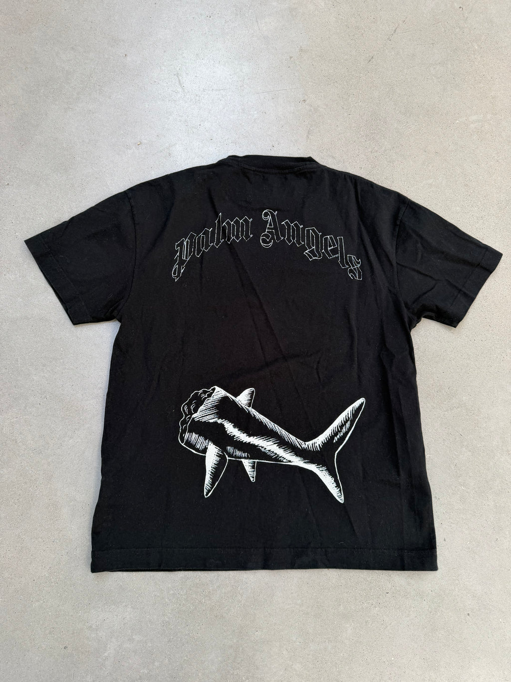 Palm Angels black Broken Shark Classic T-shirt - imagen 3