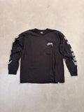 Stussy Black Long-sleeve T-Shirt - imagen 1