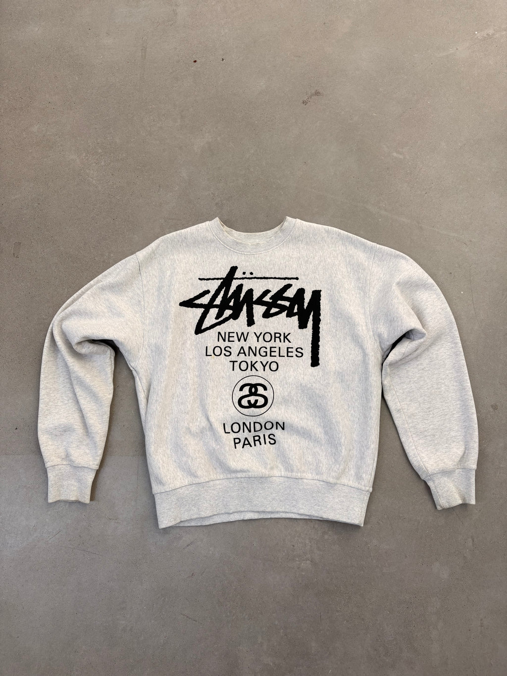 Stussy Grey Crewneck - imagen 1