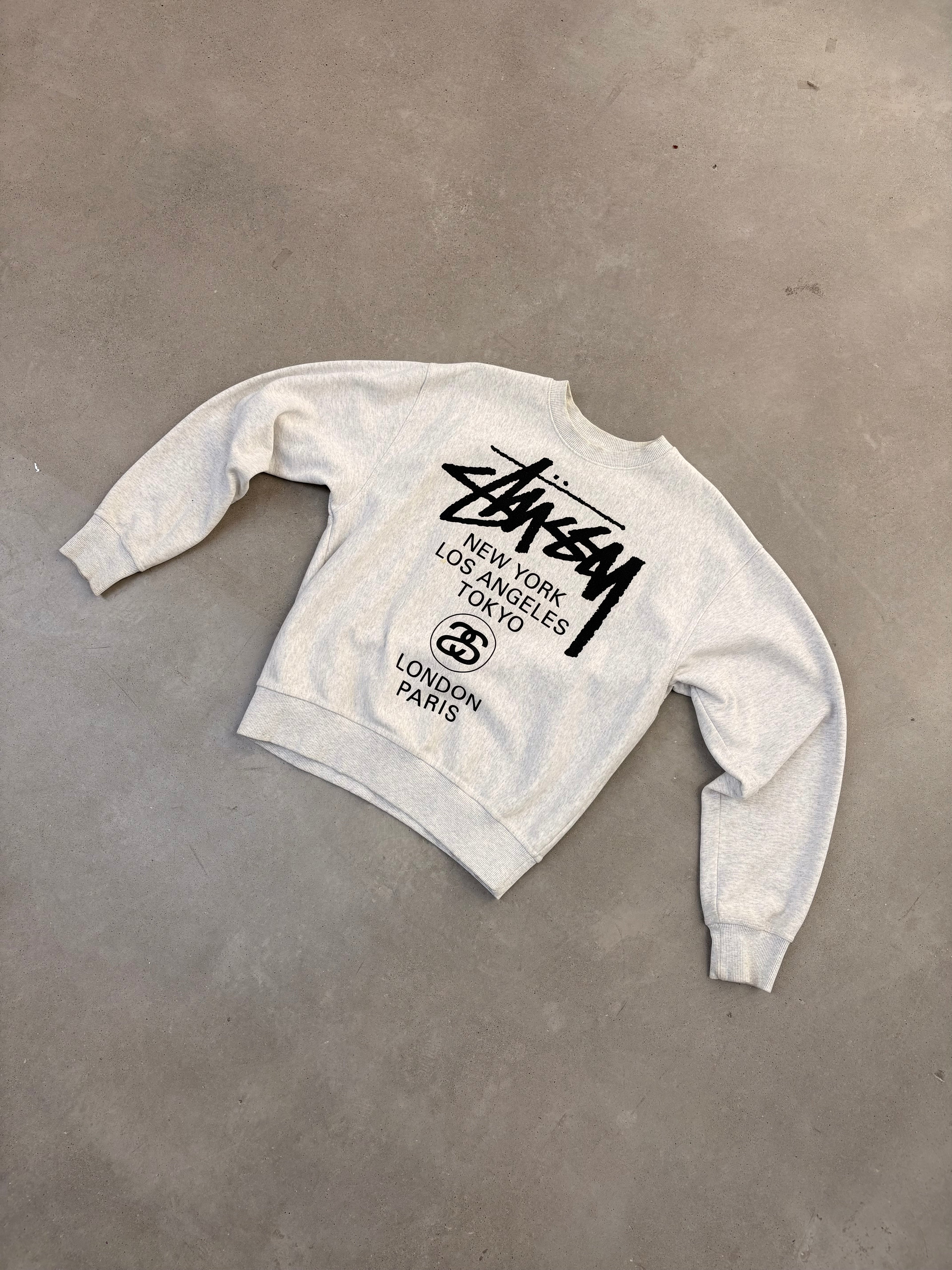 Stussy Grey Crewneck - imagen 2